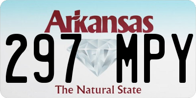 AR license plate 297MPY