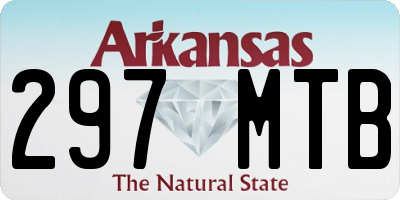 AR license plate 297MTB