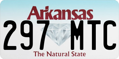 AR license plate 297MTC