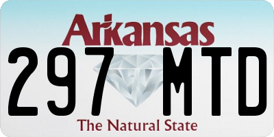 AR license plate 297MTD
