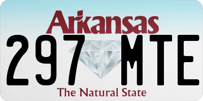 AR license plate 297MTE
