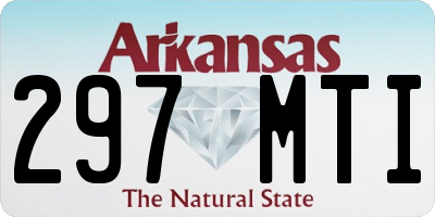 AR license plate 297MTI