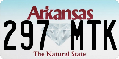 AR license plate 297MTK
