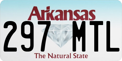 AR license plate 297MTL