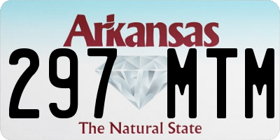 AR license plate 297MTM