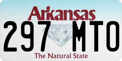 AR license plate 297MTO