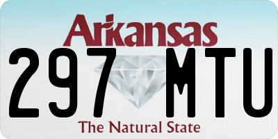 AR license plate 297MTU