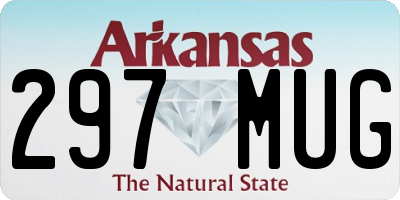 AR license plate 297MUG
