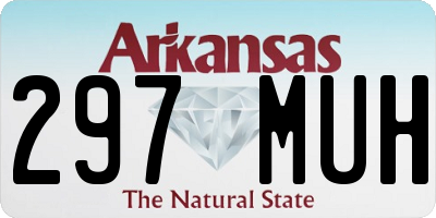 AR license plate 297MUH