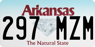 AR license plate 297MZM