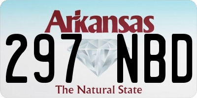 AR license plate 297NBD