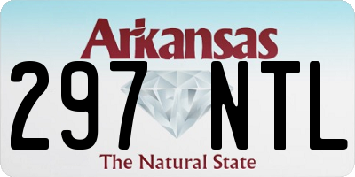 AR license plate 297NTL