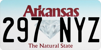 AR license plate 297NYZ