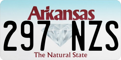 AR license plate 297NZS