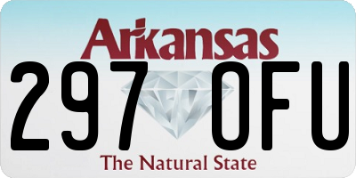 AR license plate 297OFU