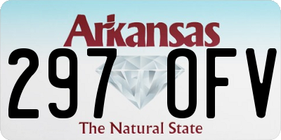 AR license plate 297OFV