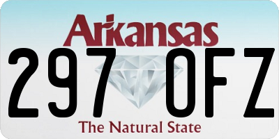 AR license plate 297OFZ