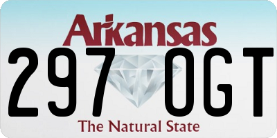 AR license plate 297OGT