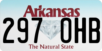 AR license plate 297OHB