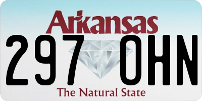 AR license plate 297OHN