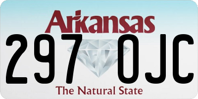 AR license plate 297OJC