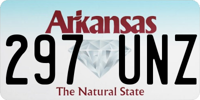AR license plate 297UNZ