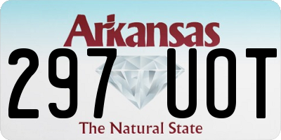 AR license plate 297UOT