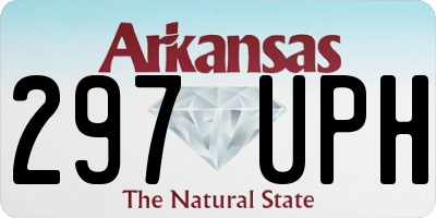 AR license plate 297UPH