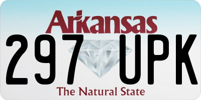 AR license plate 297UPK