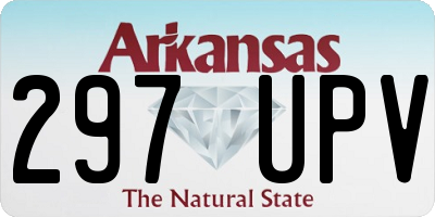 AR license plate 297UPV