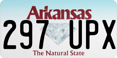 AR license plate 297UPX
