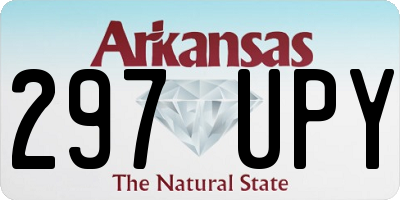 AR license plate 297UPY