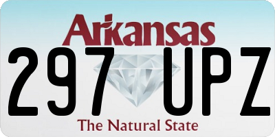 AR license plate 297UPZ