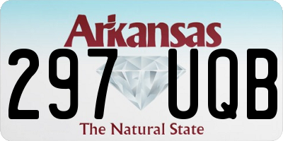 AR license plate 297UQB