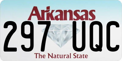AR license plate 297UQC
