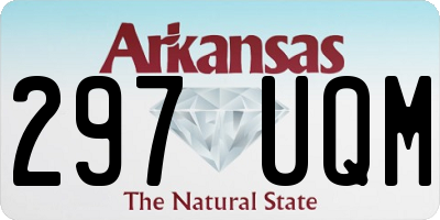 AR license plate 297UQM