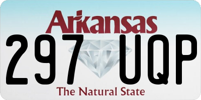 AR license plate 297UQP