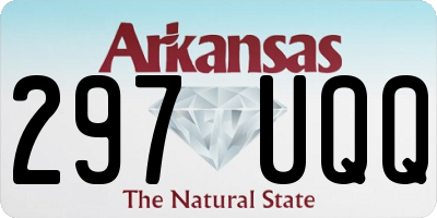 AR license plate 297UQQ