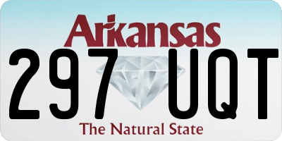 AR license plate 297UQT