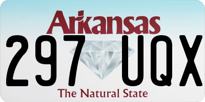 AR license plate 297UQX