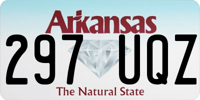 AR license plate 297UQZ