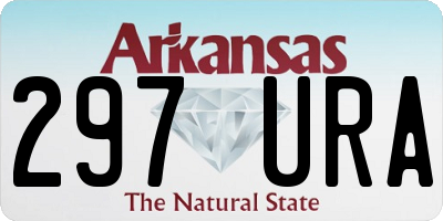 AR license plate 297URA