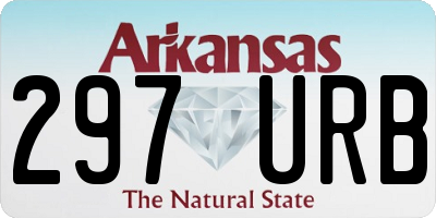 AR license plate 297URB