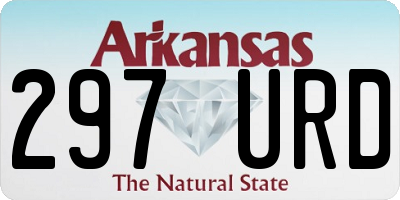 AR license plate 297URD