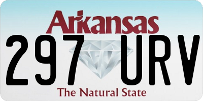 AR license plate 297URV