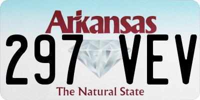 AR license plate 297VEV