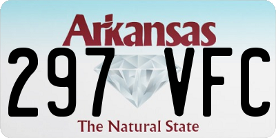 AR license plate 297VFC