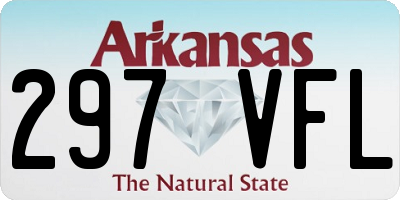 AR license plate 297VFL