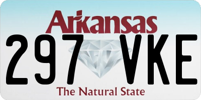 AR license plate 297VKE