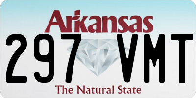 AR license plate 297VMT